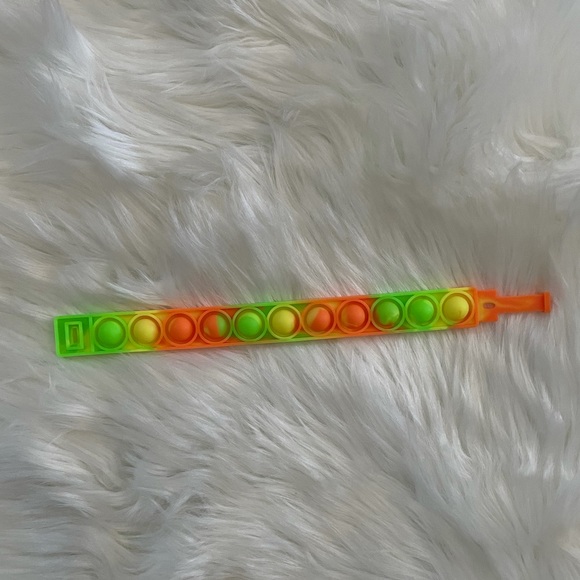 Neon Fidget Pop Sensory Bracelet - Picture 4 of 5